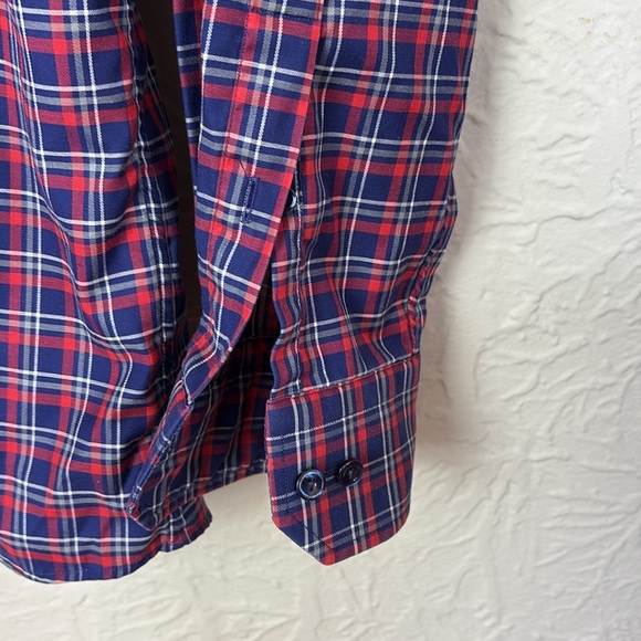 Eton Of Sweden Contemporary Fit Plaid Dress Shirt - Picture 3 of 8